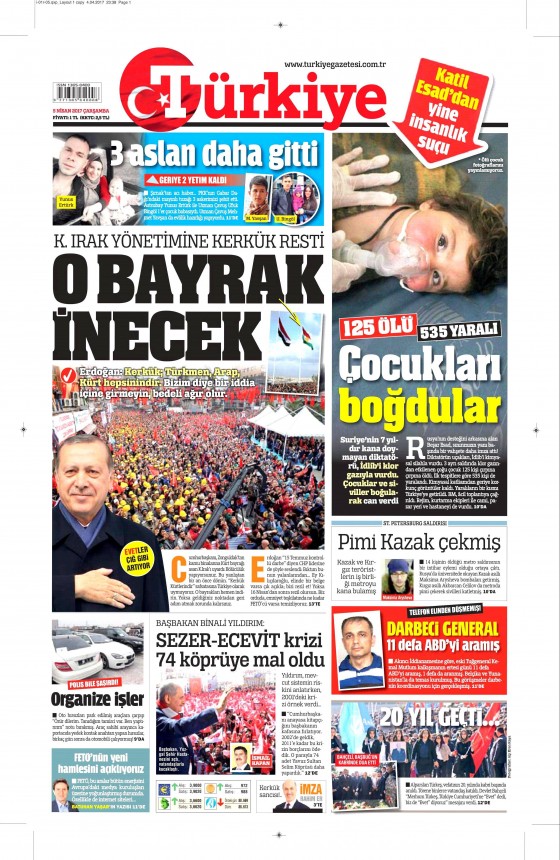 5 Nisan 2017 gazete manşetleri - 13