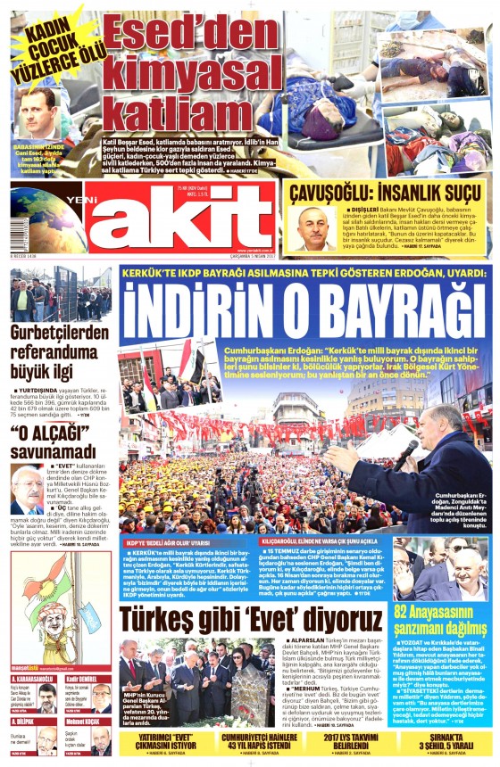 5 Nisan 2017 gazete manşetleri - 18