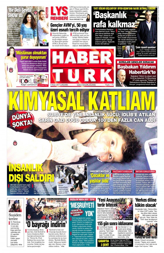 5 Nisan 2017 gazete manşetleri - 21