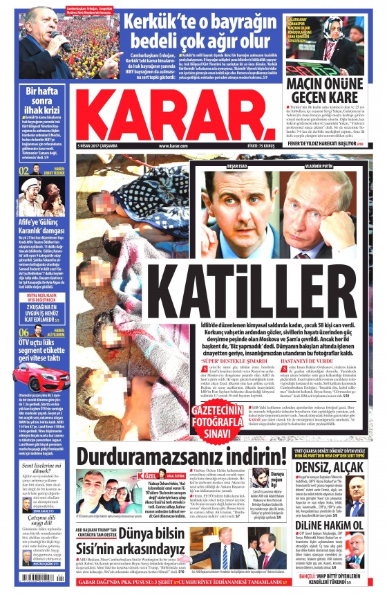 5 Nisan 2017 gazete manşetleri - 22