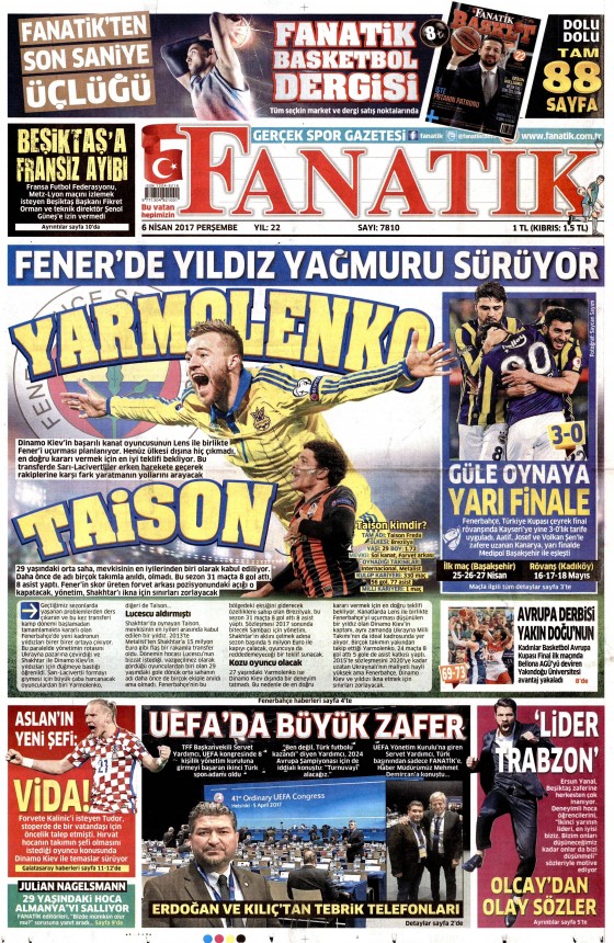 6 Nisan 2017 gazete manşetleri - 9