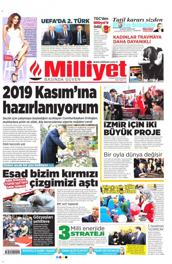 6 Nisan 2017 gazete manşetleri - 3