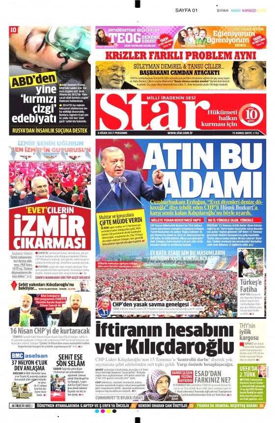 6 Nisan 2017 gazete manşetleri - 8