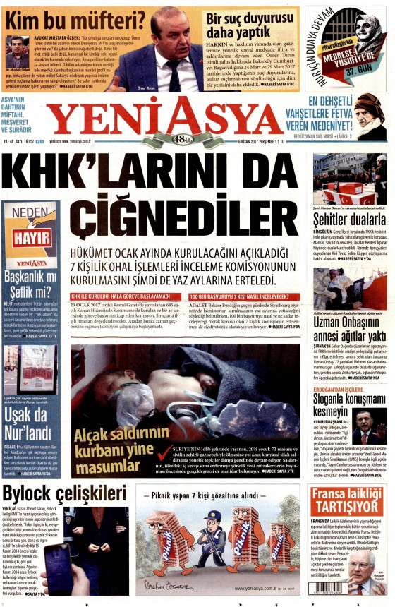 6 Nisan 2017 gazete manşetleri - 13