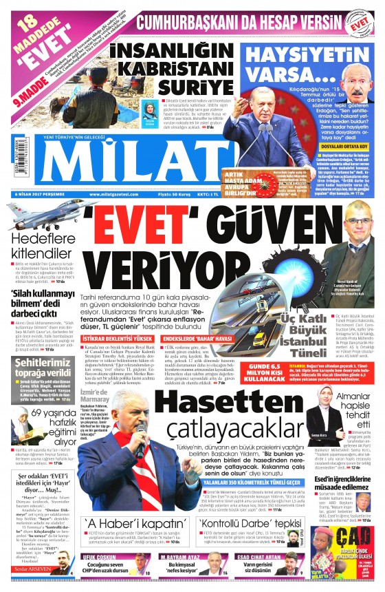 6 Nisan 2017 gazete manşetleri - 17