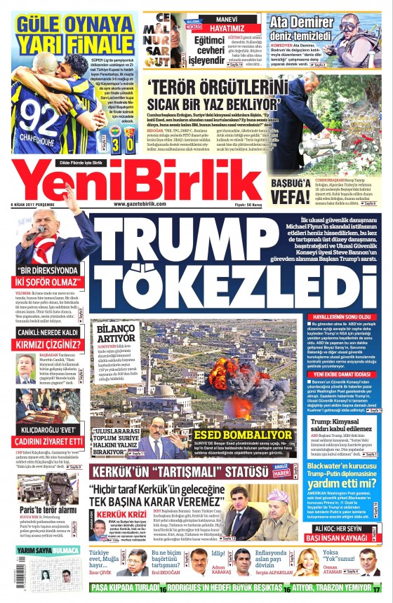 6 Nisan 2017 gazete manşetleri - 20