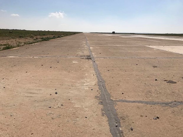 ABD'nin Suriye'de vurduğu Şaryat Hava Üssü'nden ilk görüntüler - 9