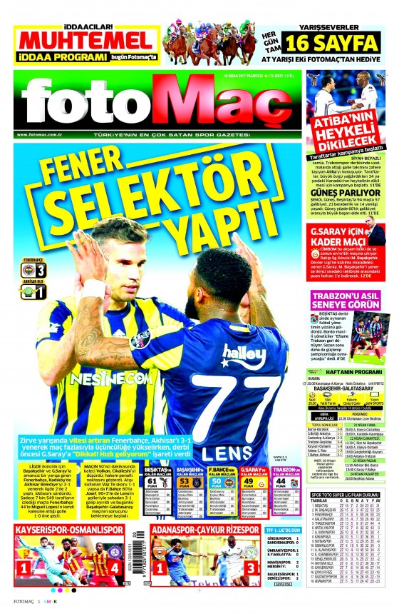 10 Nisan 2017 gazete manşetleri - 478