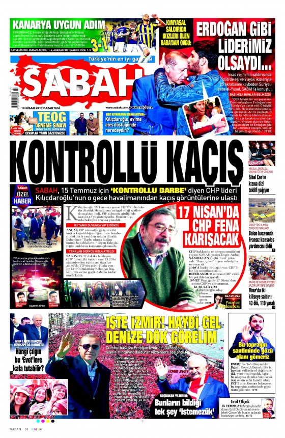 10 Nisan 2017 gazete manşetleri - 481