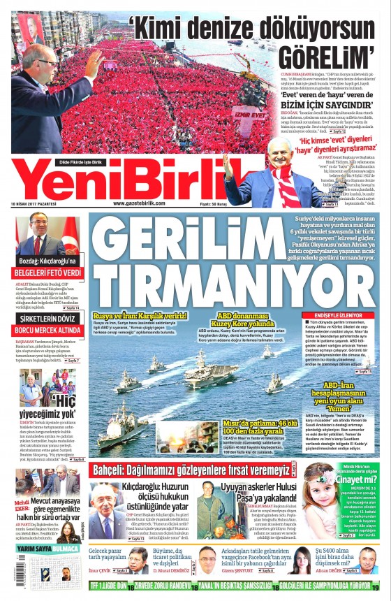 10 Nisan 2017 gazete manşetleri - 503