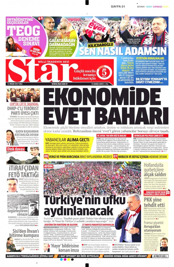 11 Nisan 2017 gazete manşetleri - 10
