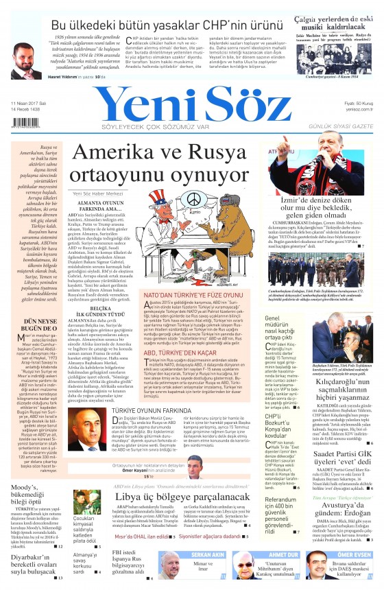 11 Nisan 2017 gazete manşetleri - 22