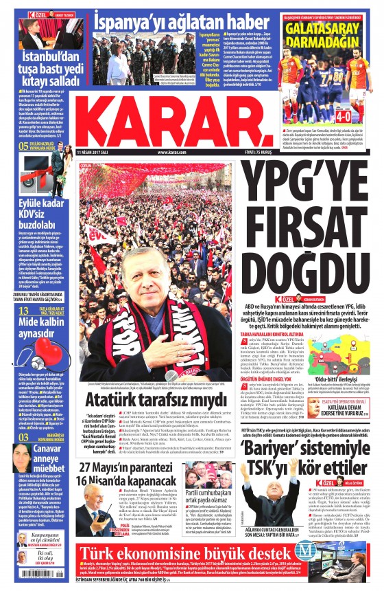 11 Nisan 2017 gazete manşetleri - 21