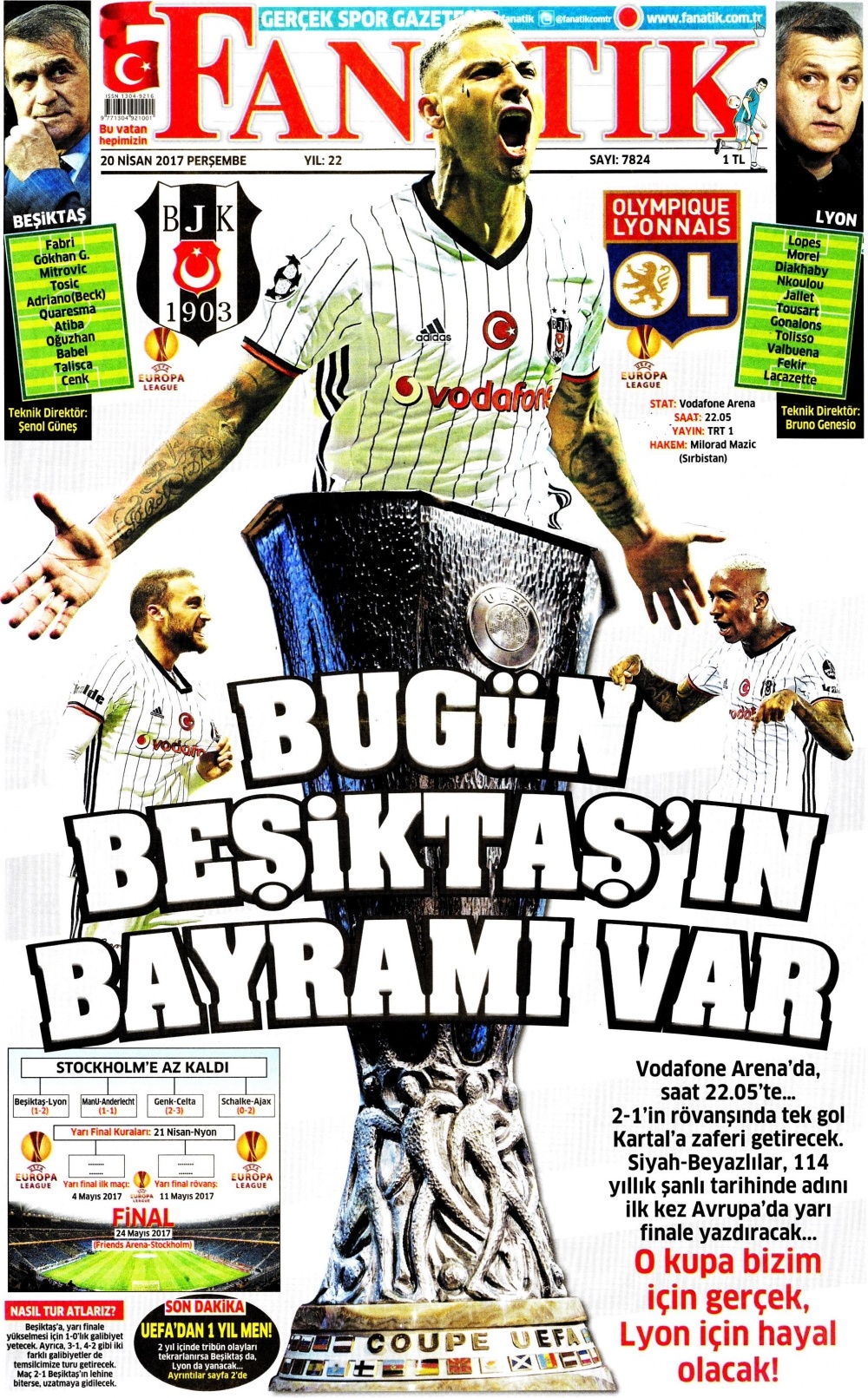 20 Nisan 2017 gazete manşetleri - 4