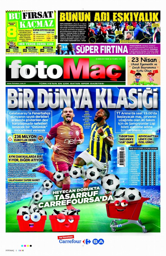 23 Nisan 2017 gazete manşetleri - 18