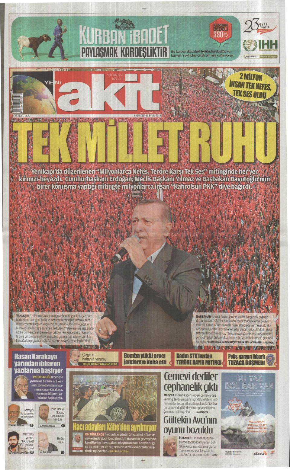 Gazeteler bugün ne yazdı? - 18