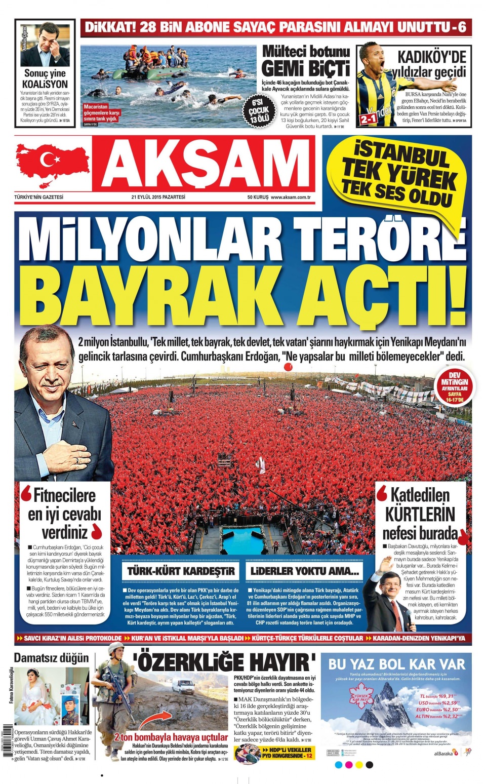 Gazeteler bugün ne yazdı? - 13