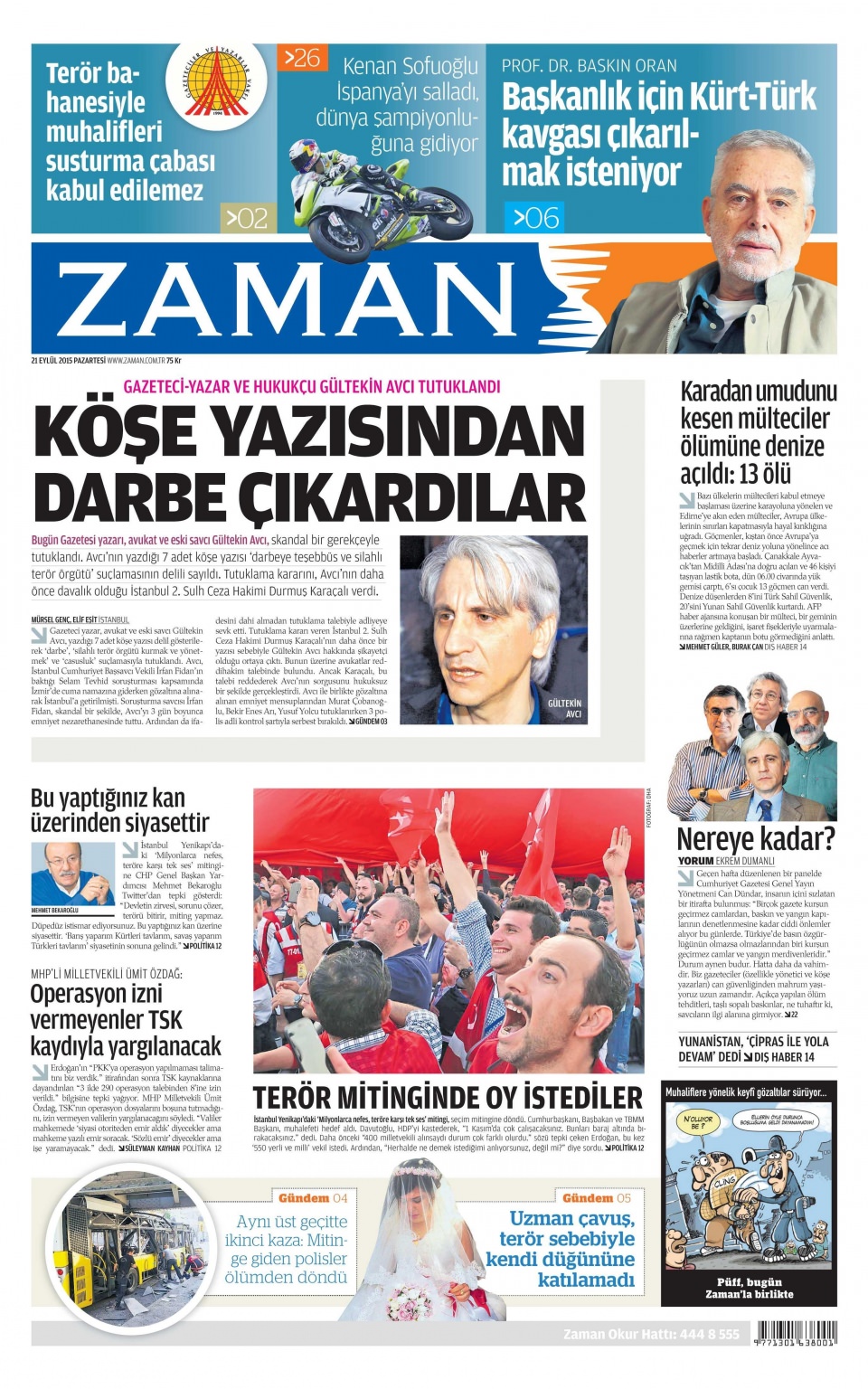 Gazeteler bugün ne yazdı? - 21