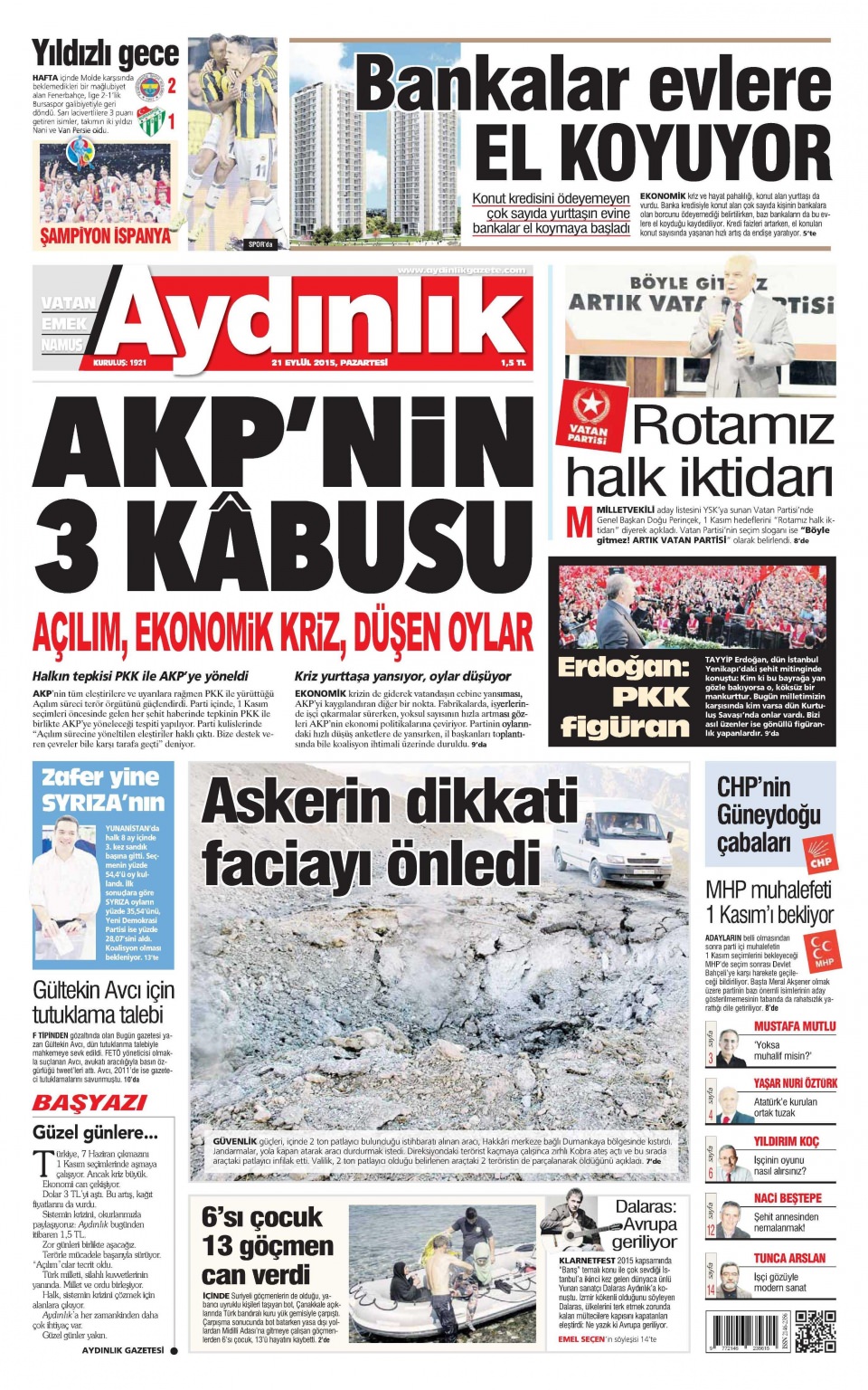 Gazeteler bugün ne yazdı? - 5