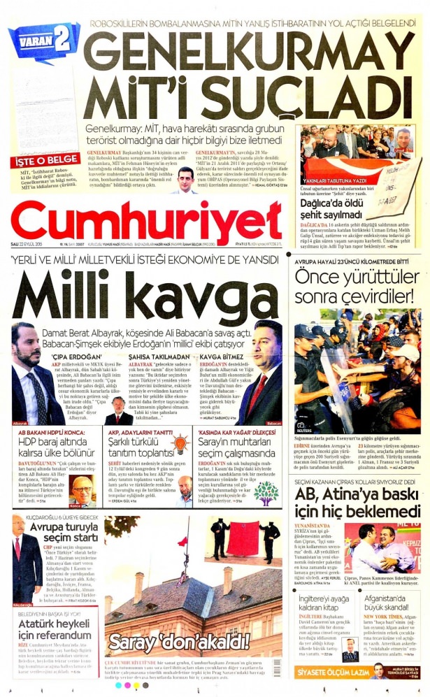 Gazeteler bugün ne yazdı? - 14