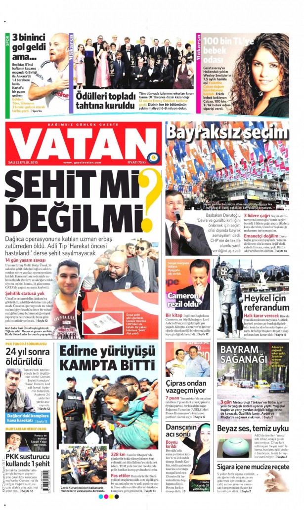Gazeteler bugün ne yazdı? - 9