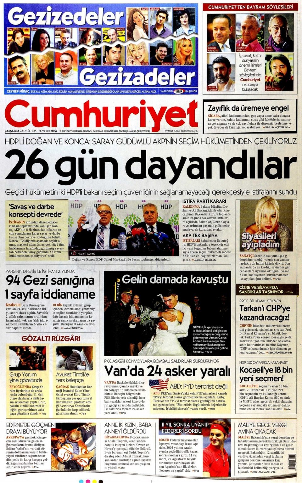 Gazeteler bugün ne yazdı? - 20