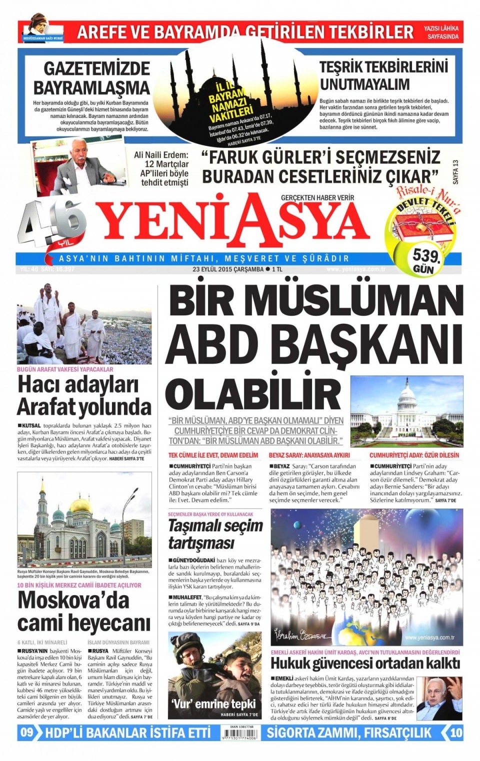 Gazeteler bugün ne yazdı? - 23