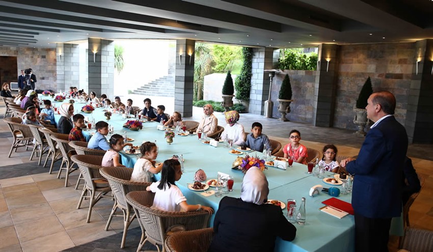Erdoğan çocuklarla buluştu - 11