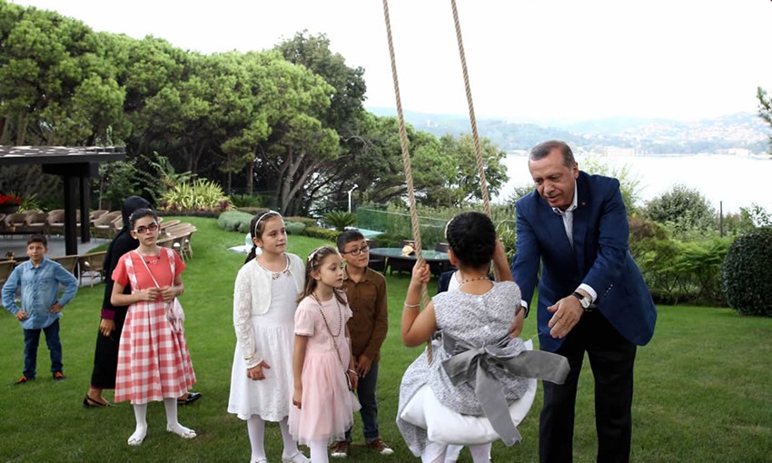 Erdoğan çocuklarla buluştu - 10