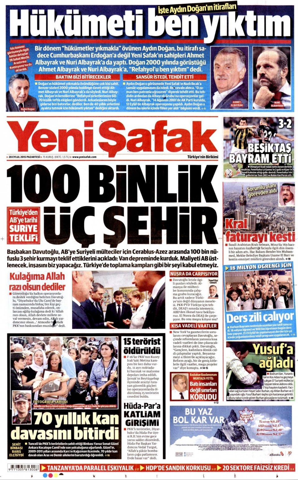 Gazeteler bugün ne yazdı? - 1