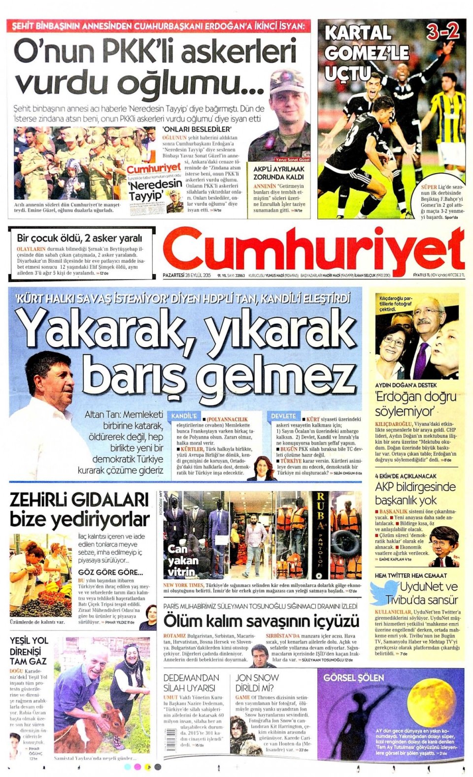 Gazeteler bugün ne yazdı? - 13