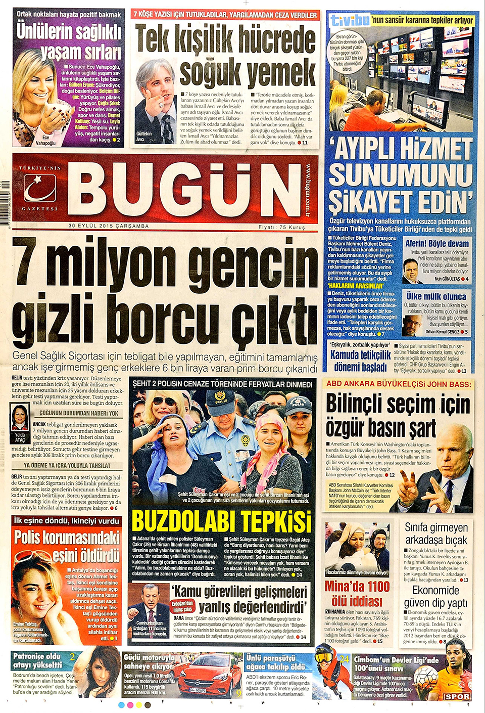 Gazeteler bugün ne yazdı? - 10