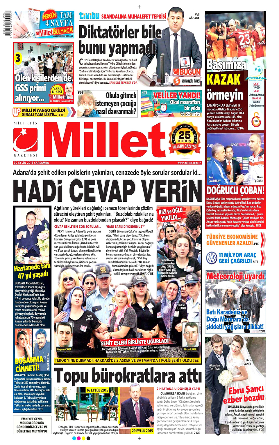 Gazeteler bugün ne yazdı? - 6