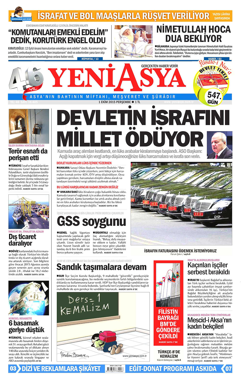 Gazeteler bugün ne yazdı? - 7