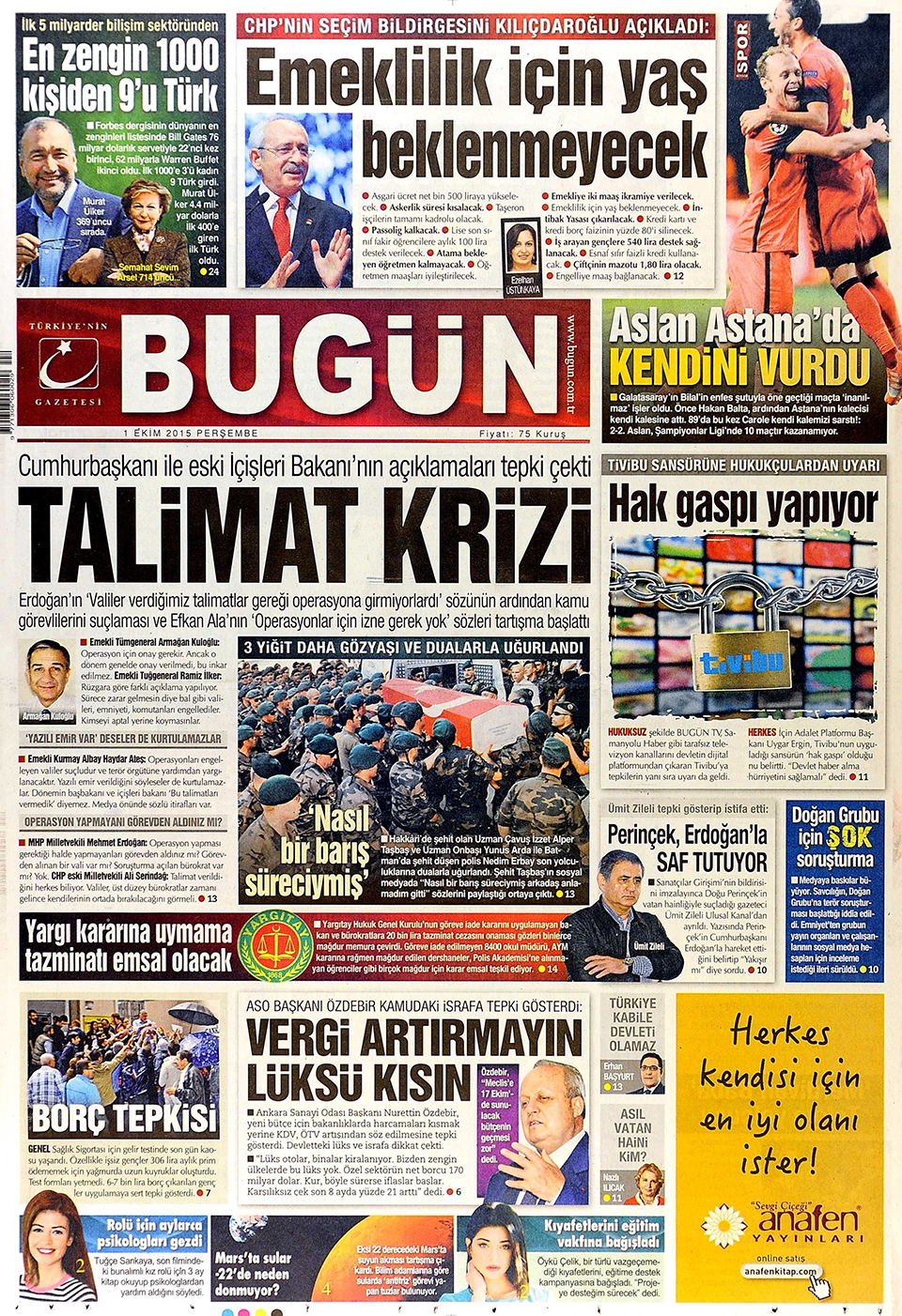 Gazeteler bugün ne yazdı? - 20