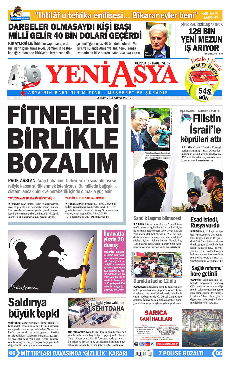 Gazeteler bugün ne yazdı? - 25