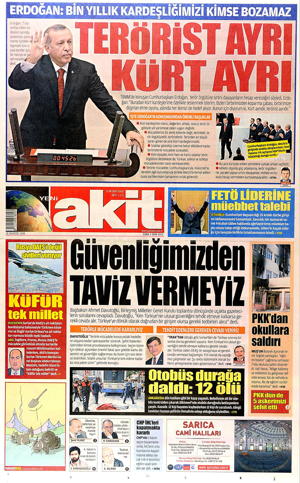 Gazeteler bugün ne yazdı? - 19