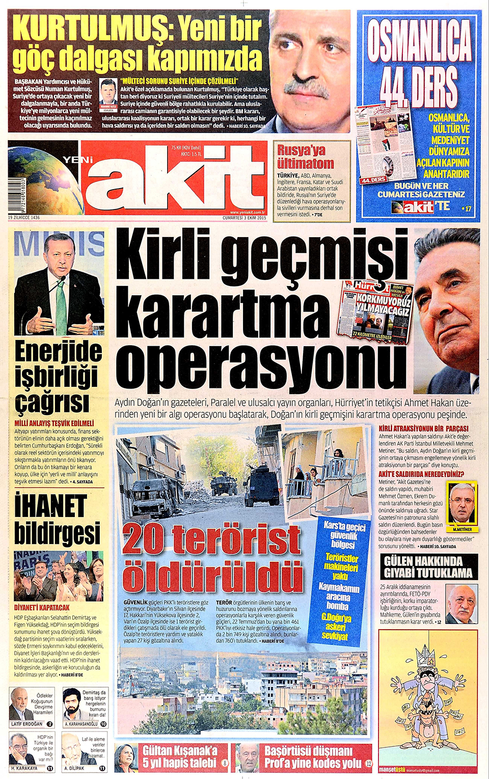 Gazeteler bugün ne yazdı? - 13