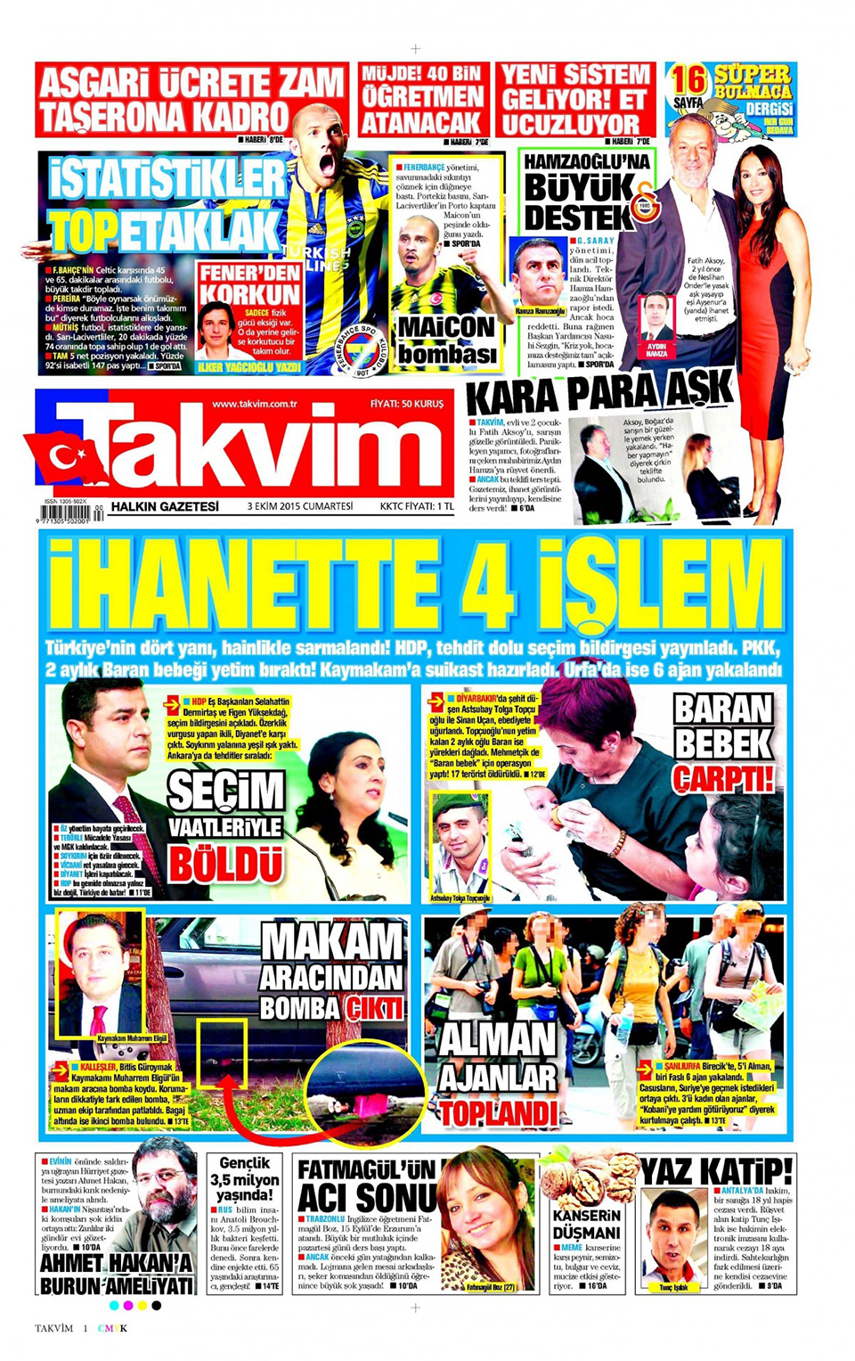 Gazeteler bugün ne yazdı? - 15