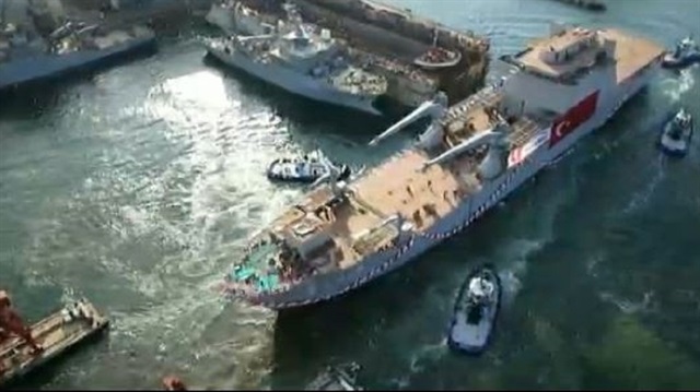 Türk denizciliğinin yeni 'Bayraktar'ı denizle buluştu - 10