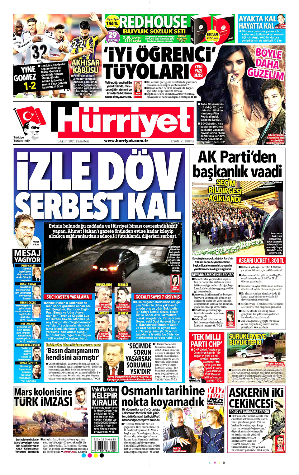 Gazeteler bugün ne yazdı? - 8