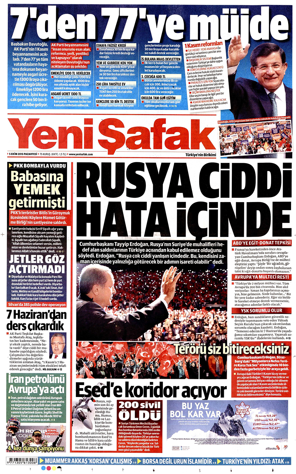 Gazeteler bugün ne yazdı? - 1