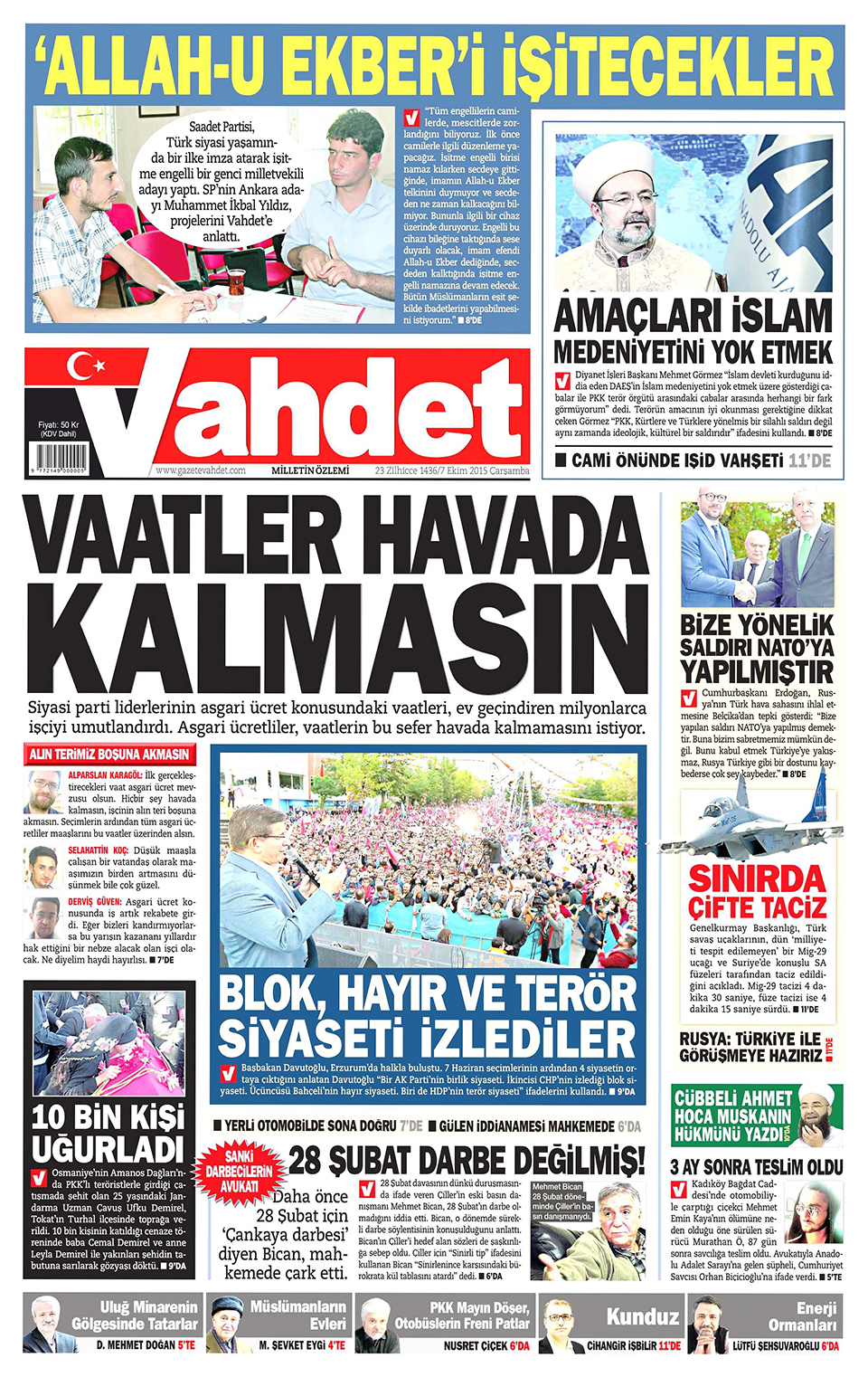 Gazeteler bugün ne yazdı? - 9