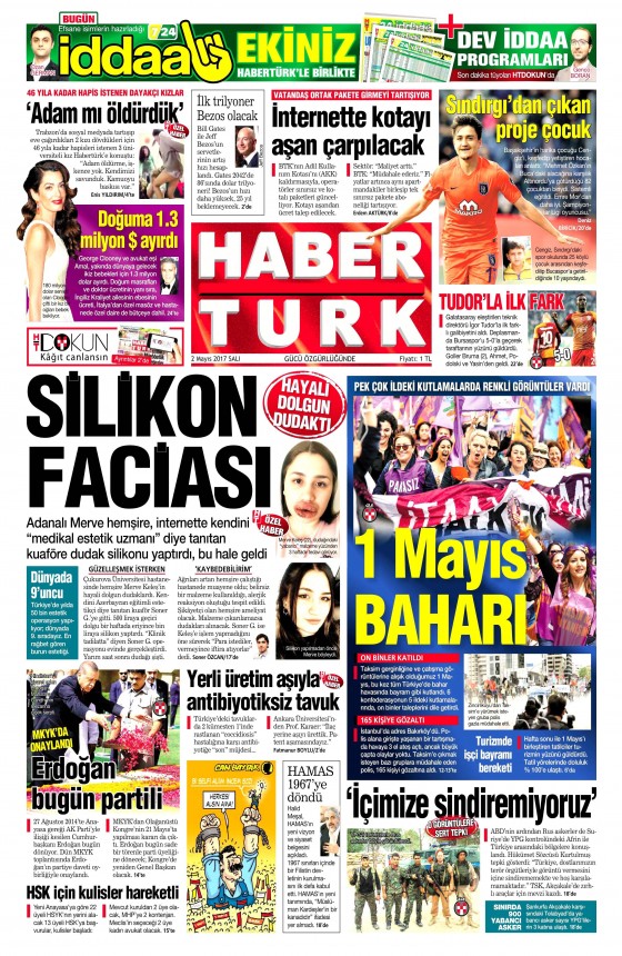 2 Mayıs 2017 Cuma gazete manşetleri - 2