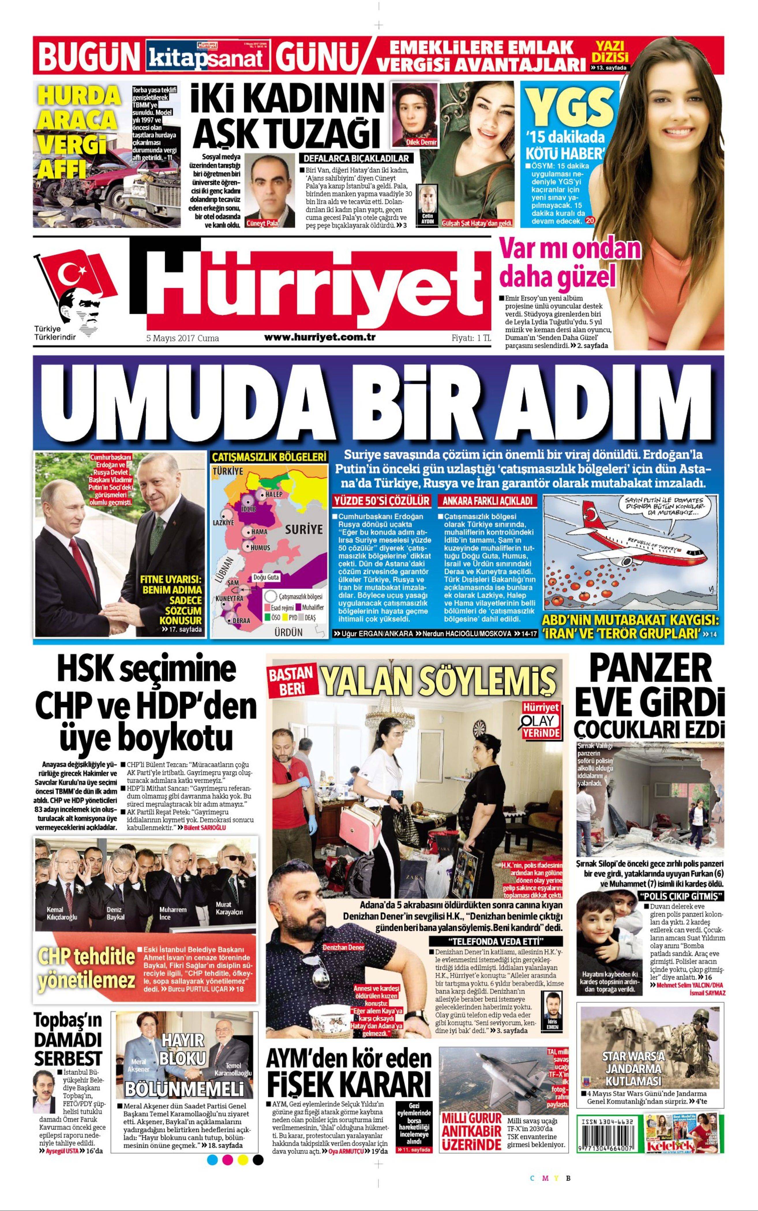 Gazete manşetleri (05.05.2017) - 2