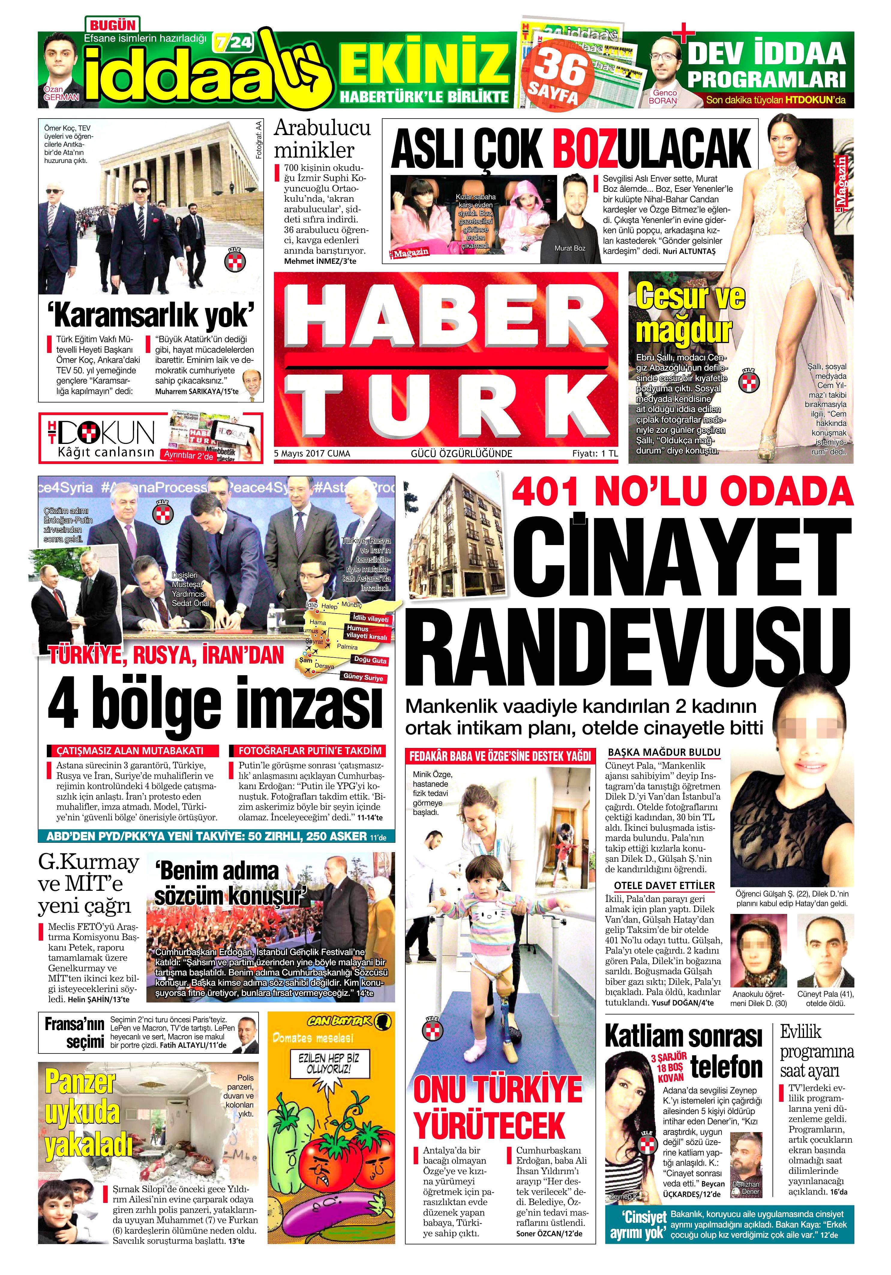 Gazete manşetleri (05.05.2017) - 5