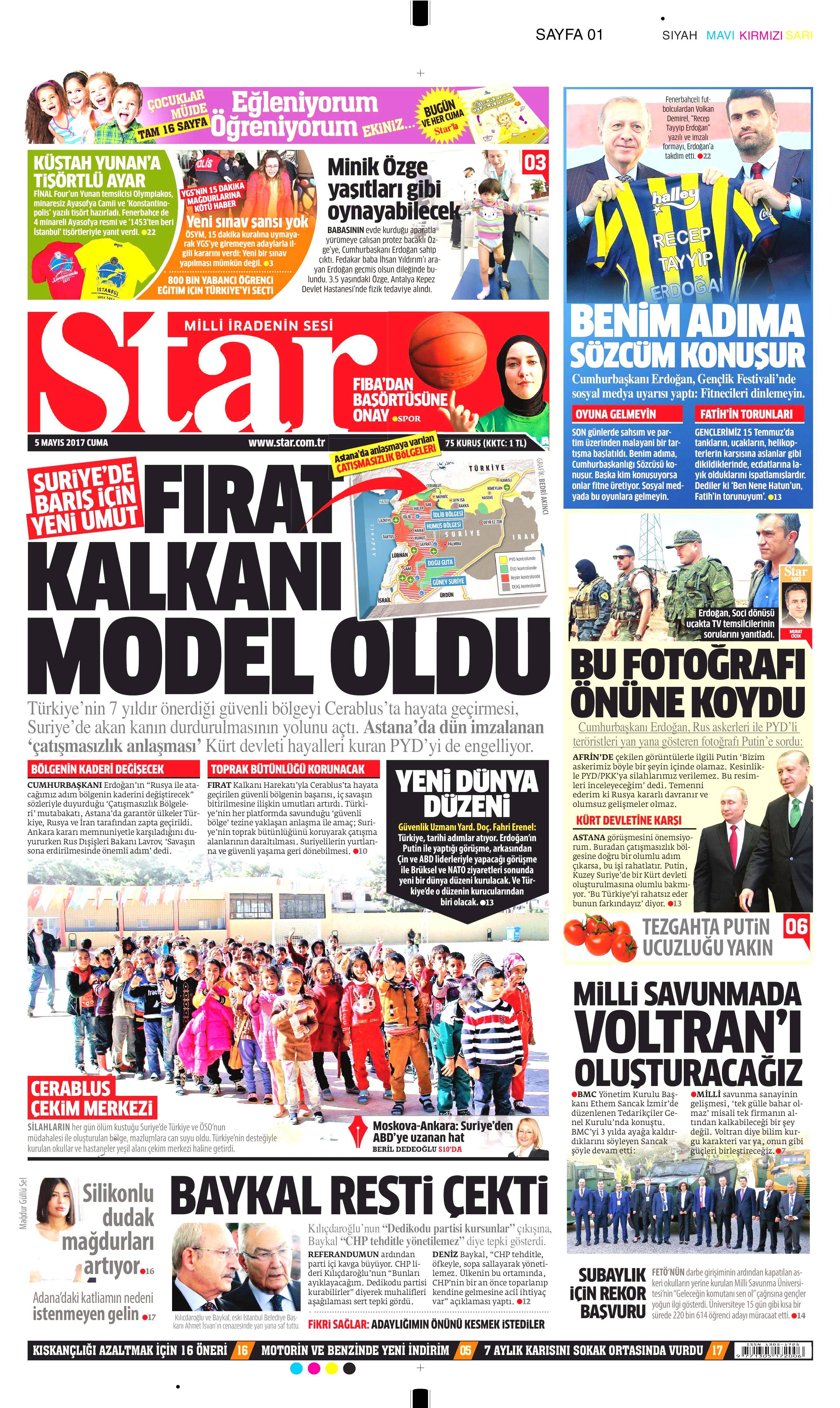 Gazete manşetleri (05.05.2017) - 7