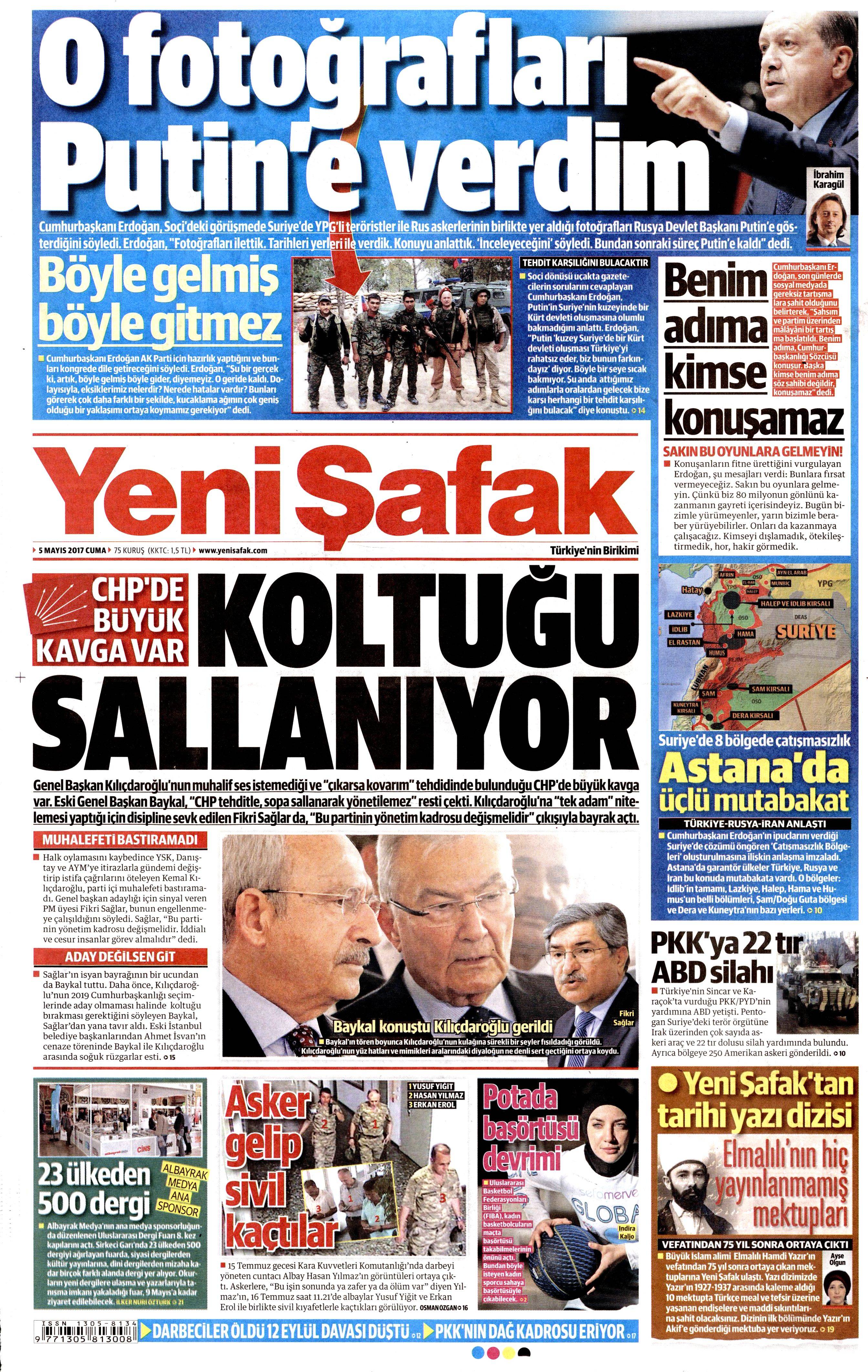 Gazete manşetleri (05.05.2017) - 9