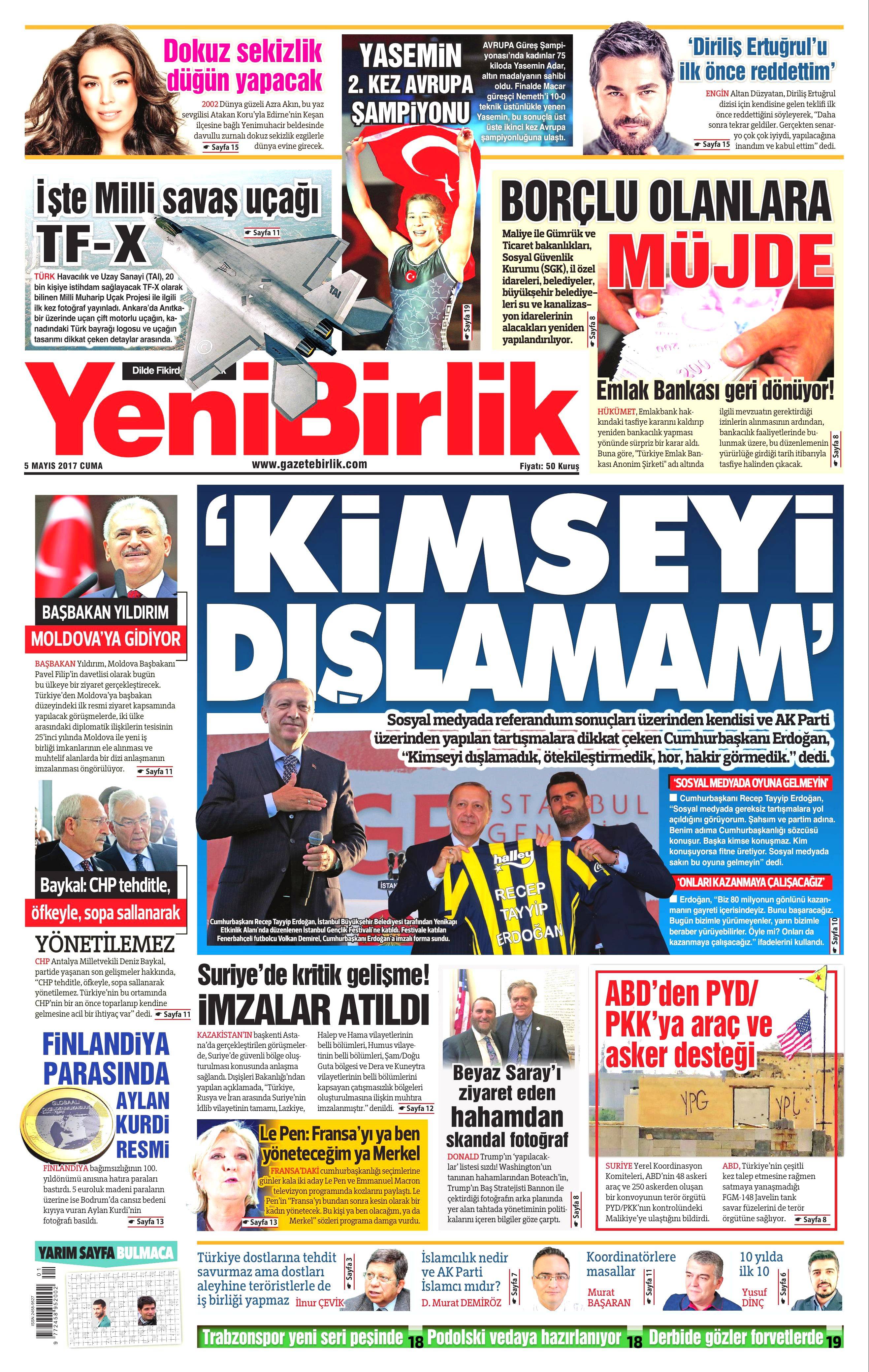 Gazete manşetleri (05.05.2017) - 10