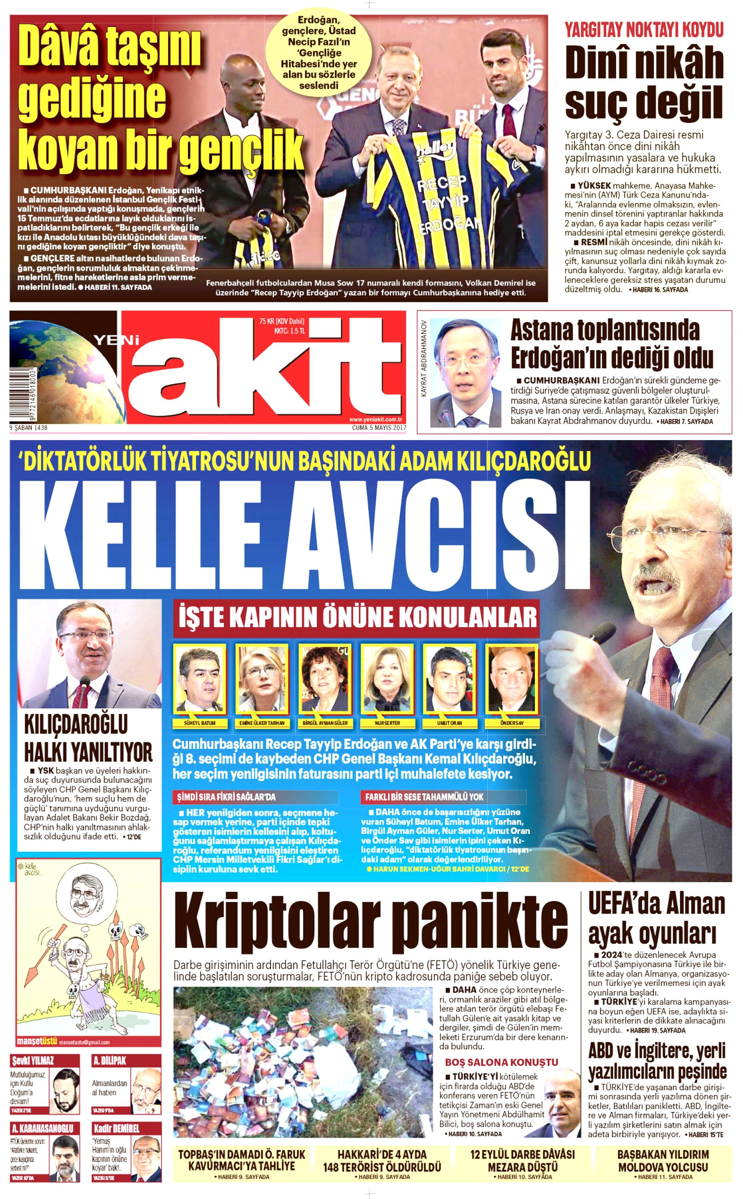 Gazete manşetleri (05.05.2017) - 14